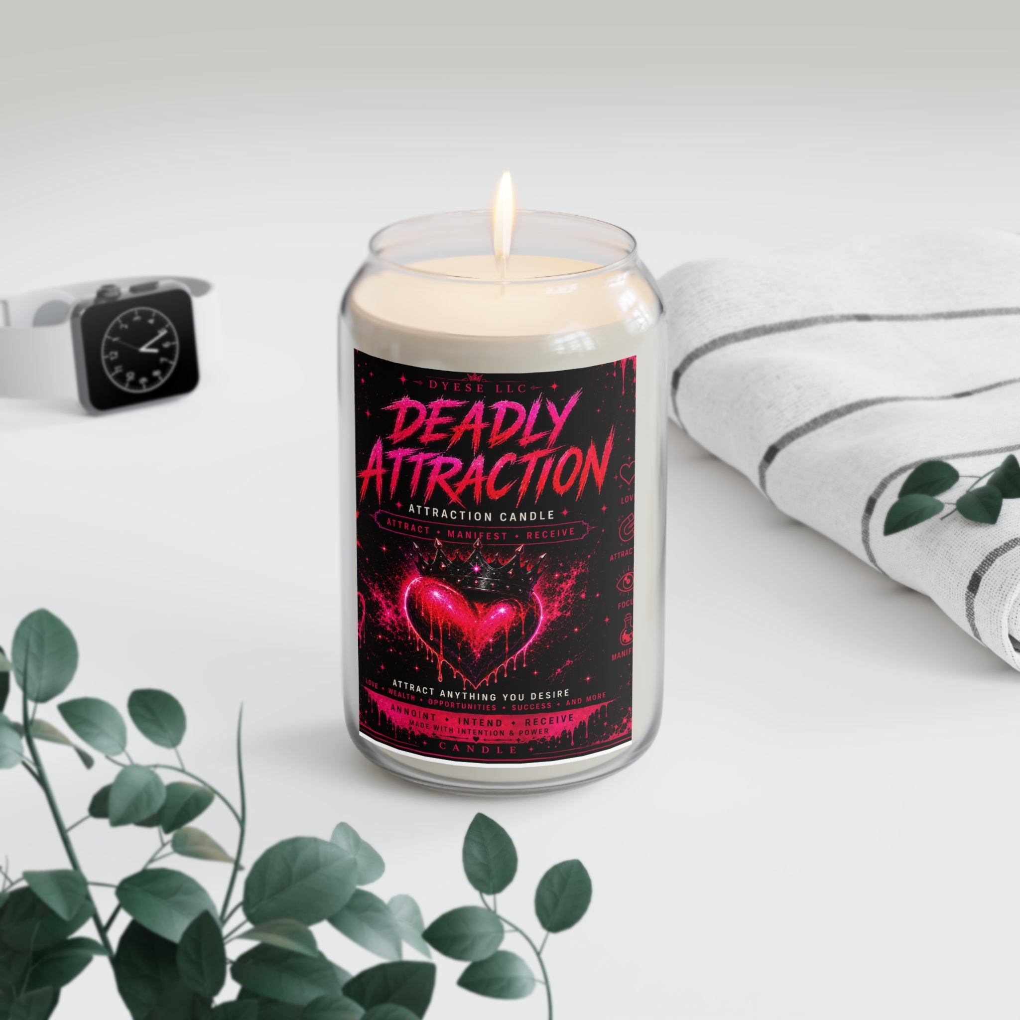 Deadly Attraction™ Intention Candle

Light the Intention. Become the Magnet.