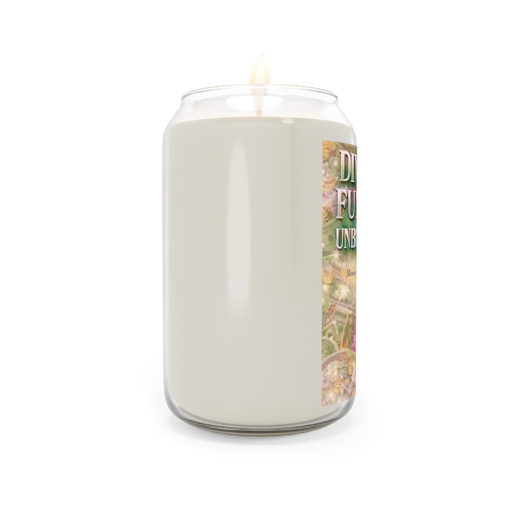 Divinely Funded & Unbothered Candle – Money Flows With Ease | Wealth Manifestation & Abundance Mindset Candle