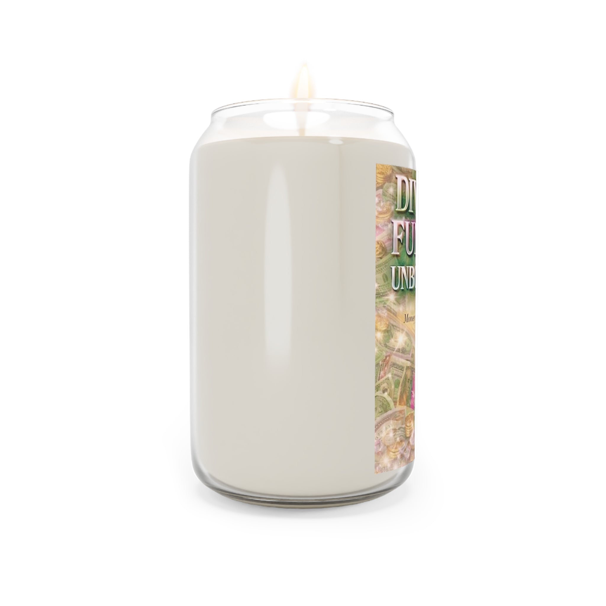 Divinely Funded & Unbothered Candle – Money Flows With Ease | Wealth Manifestation & Abundance Mindset Candle