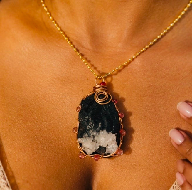 Copper Conductor Talismans

One-of-One Crystal & Copper Spelled Necklaces
