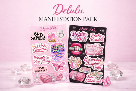 Delulu Manifestation Sticker Pack