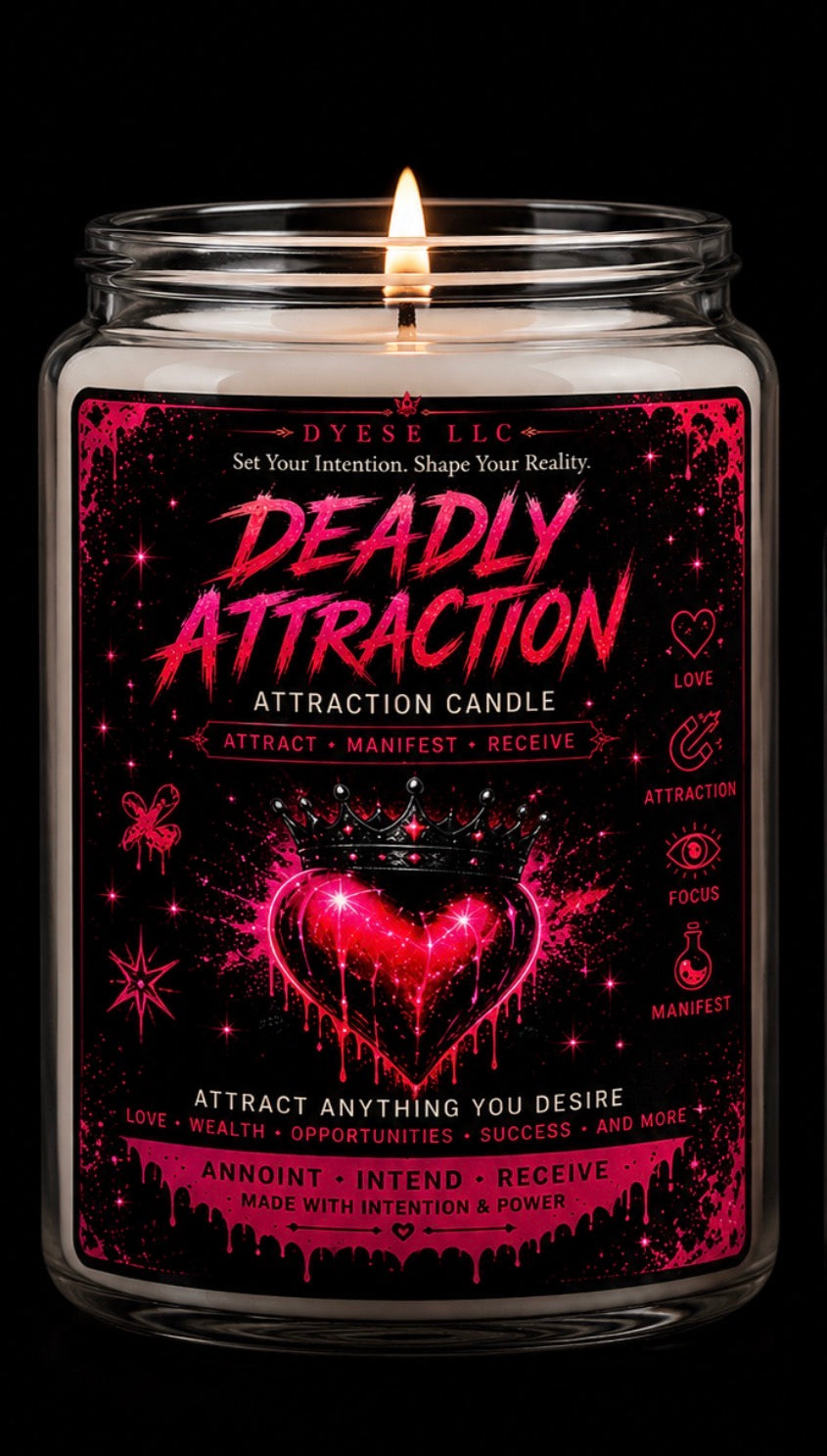 Deadly Attraction™ Intention Candle

Light the Intention. Become the Magnet.