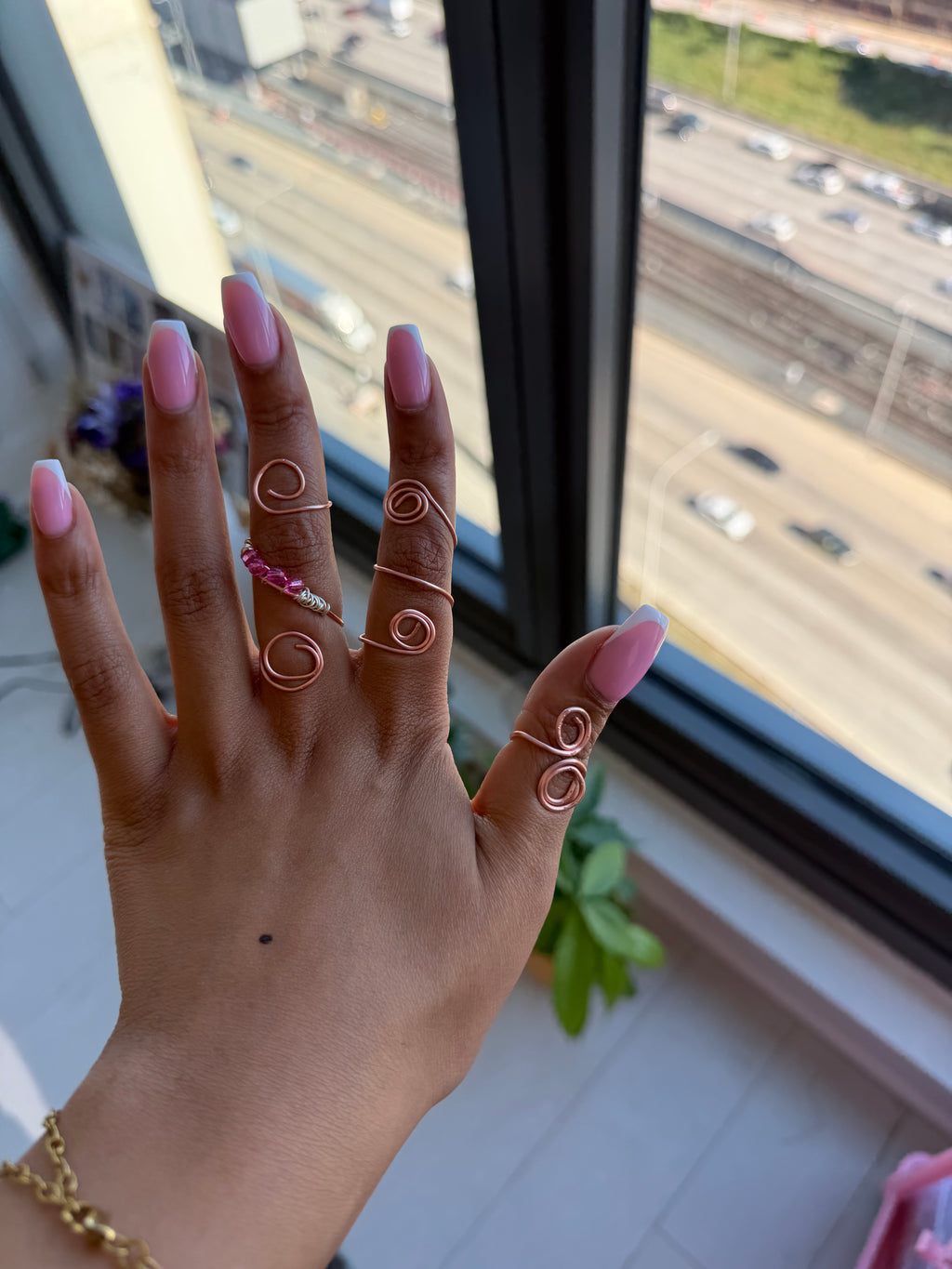 Divine Copper Spiral Ring Trio - Get the set or choose your Fave!