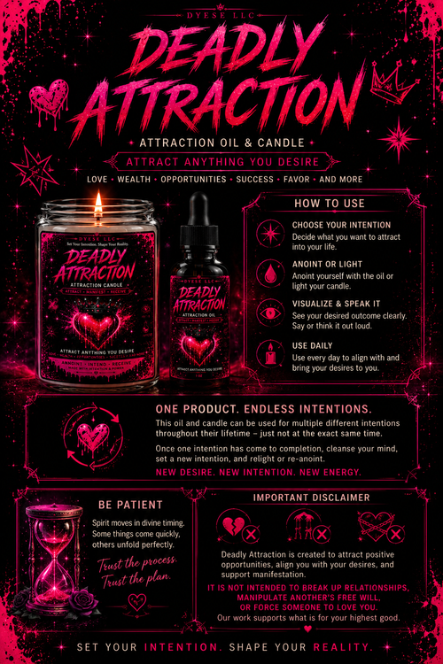 Deadly Attraction™ Universal Attraction Oil | Dyese LLC