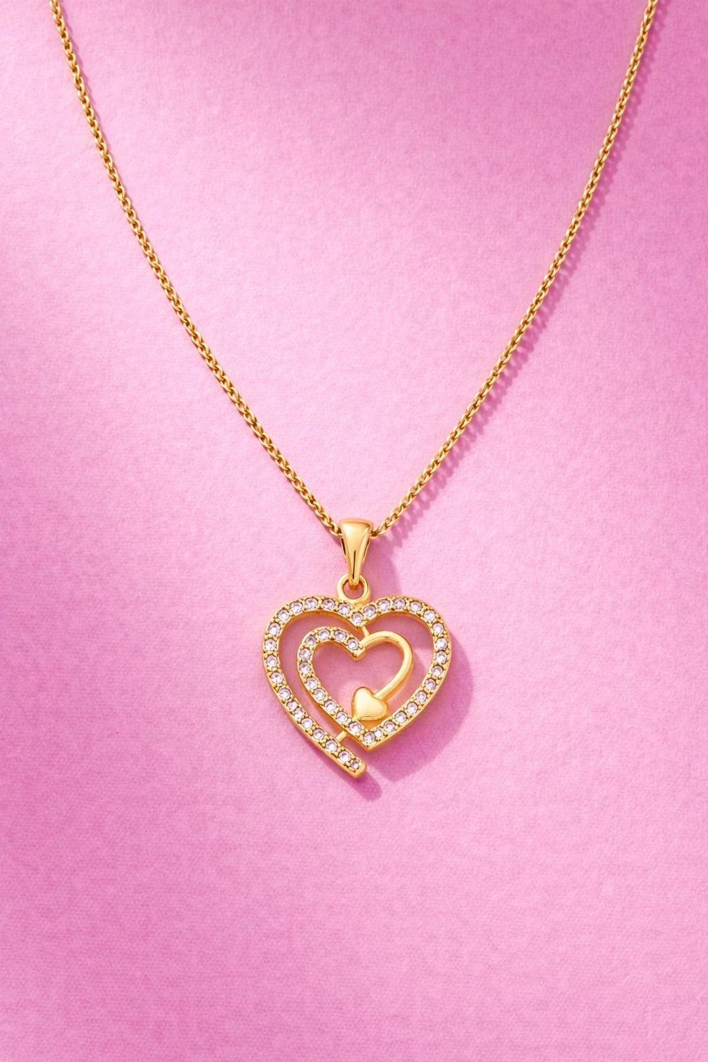 Radiant Devotion Heart Necklace