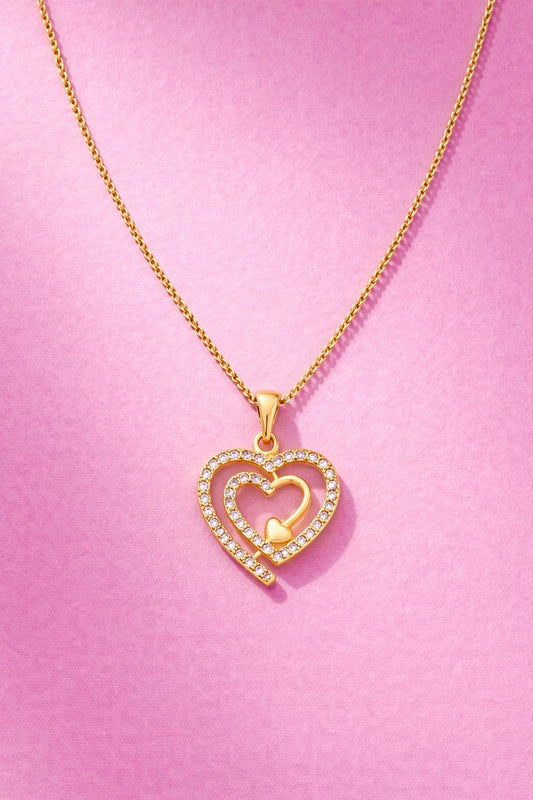 Radiant Devotion Heart Necklace