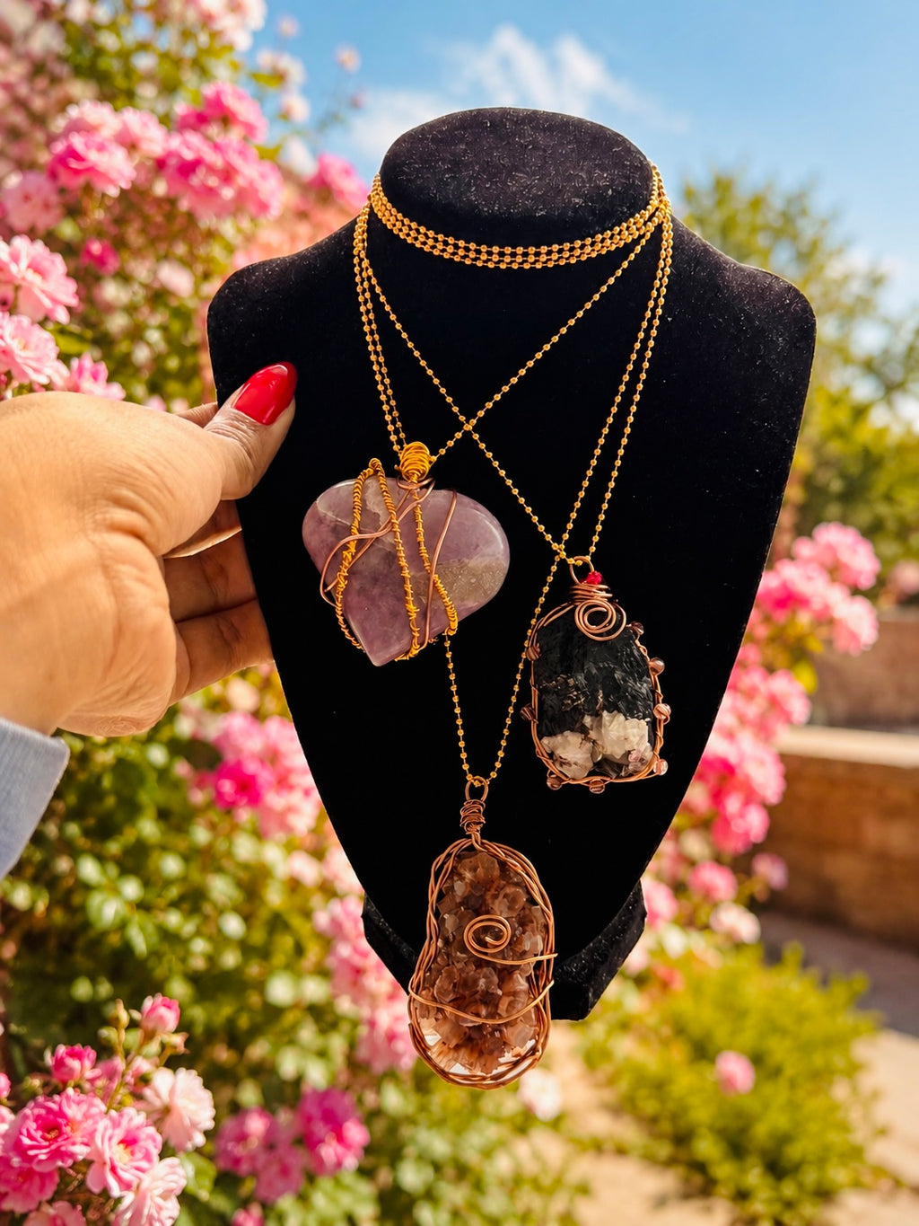 Copper Conductor Talismans

One-of-One Crystal & Copper Spelled Necklaces