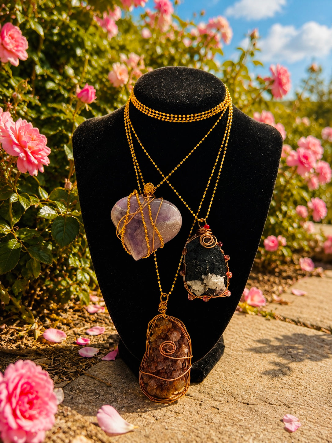 Copper Conductor Talismans

One-of-One Crystal & Copper Spelled Necklaces