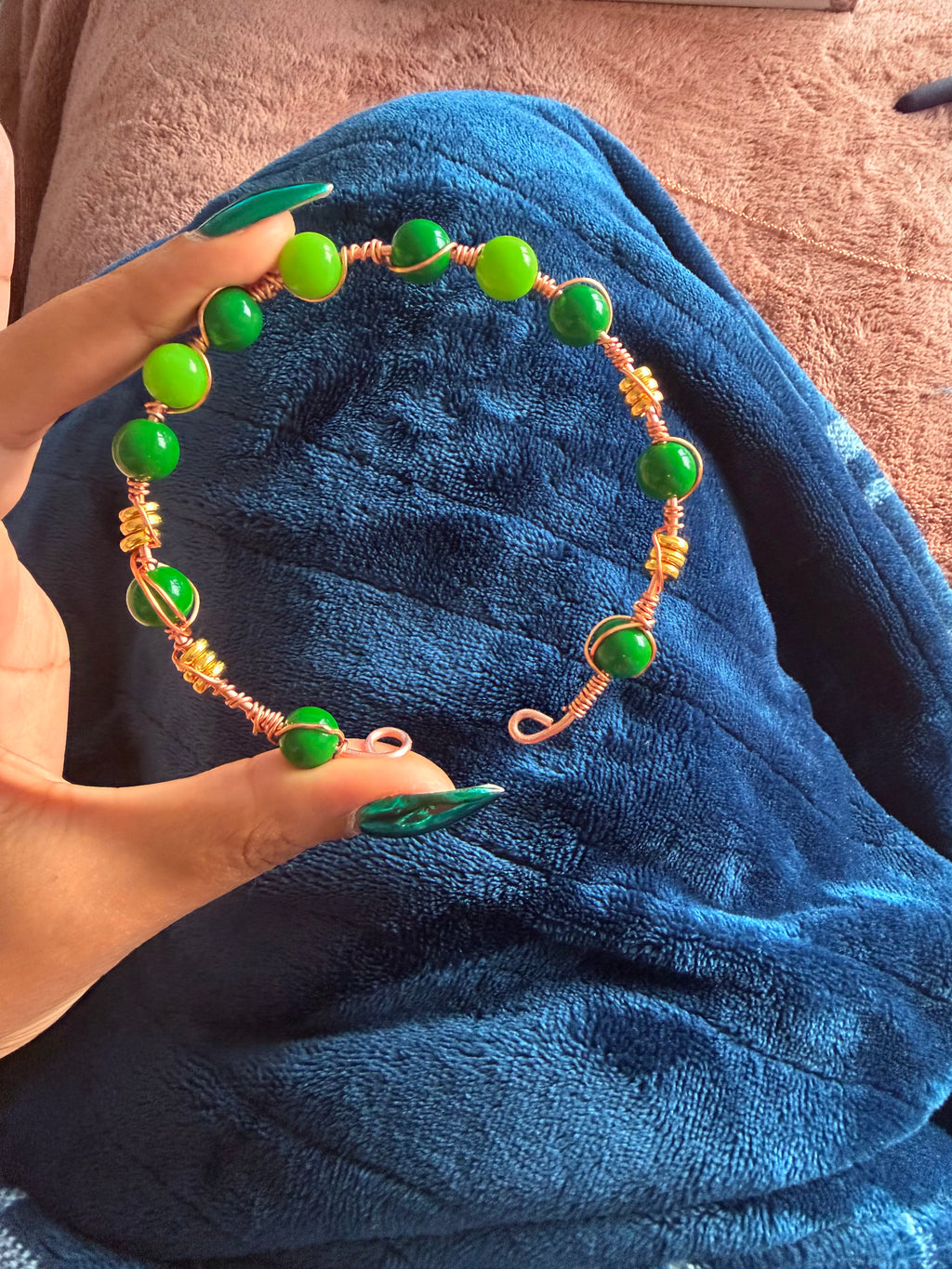Custom Intention Attuned Copper Bracelet