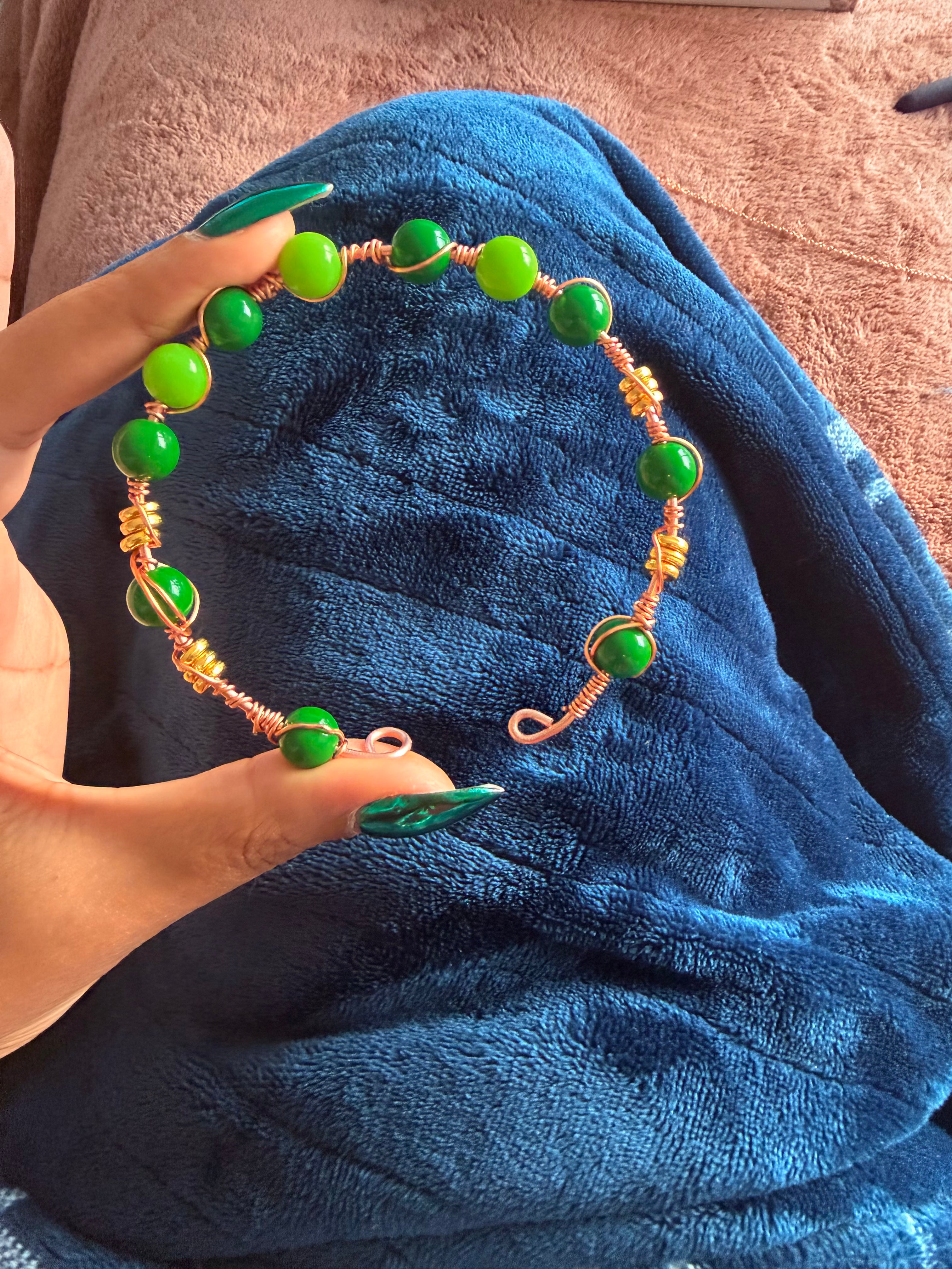 Custom Intention Attuned Copper Bracelet