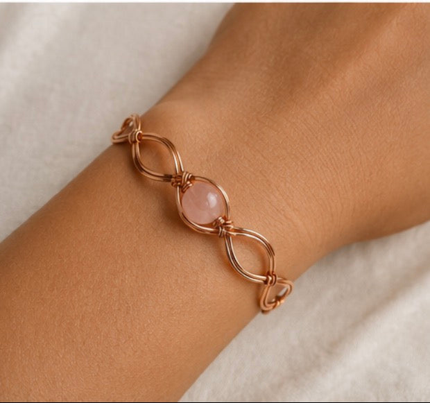 Custom Intention Attuned Copper Bracelet