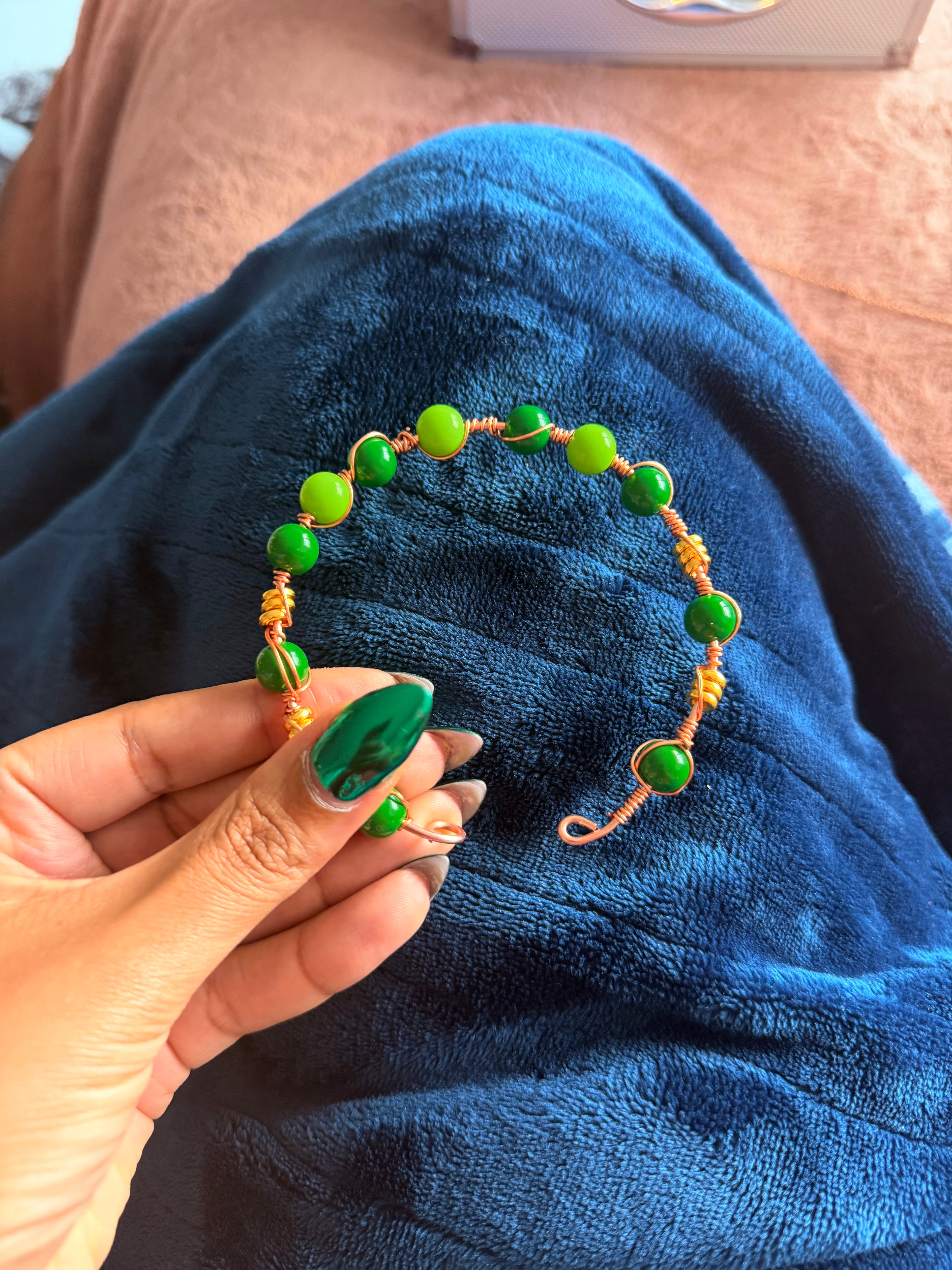 Custom Intention Attuned Copper Bracelet