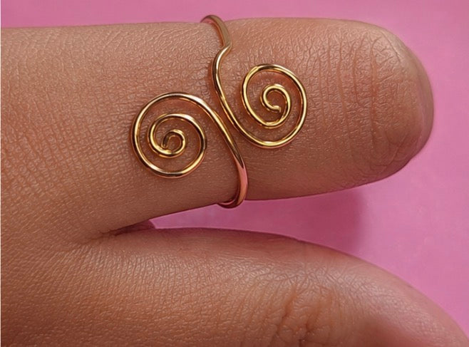 The Divine Spiral Copper Ring™ Manifestation Divine Power Sacred Geometry