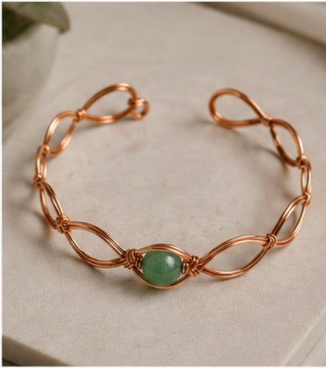 Custom Intention Attuned Copper Bracelet