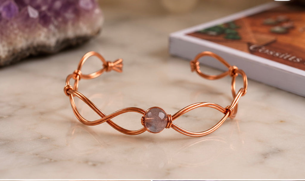 Custom Intention Attuned Copper Bracelet