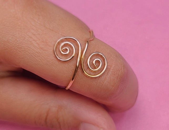 The Divine Spiral Copper Ring™ Manifestation Divine Power Sacred Geometry