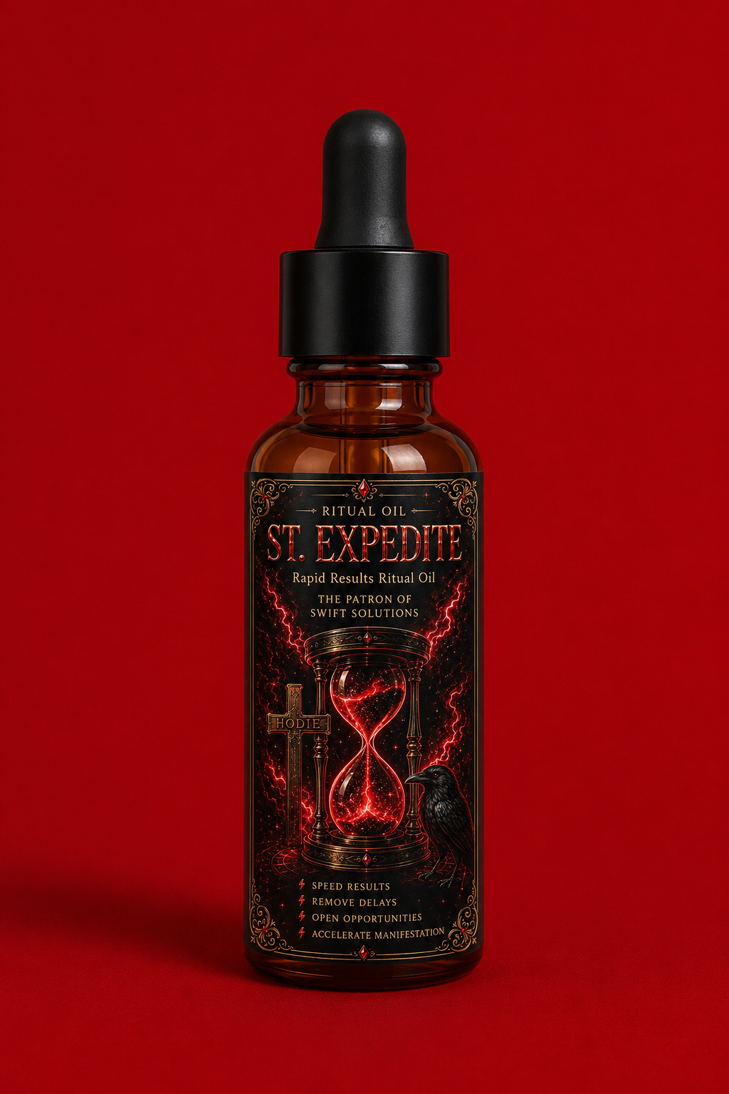 St. Expedite Ritual Oil

Rapid Results • Patron of Swift Solutions