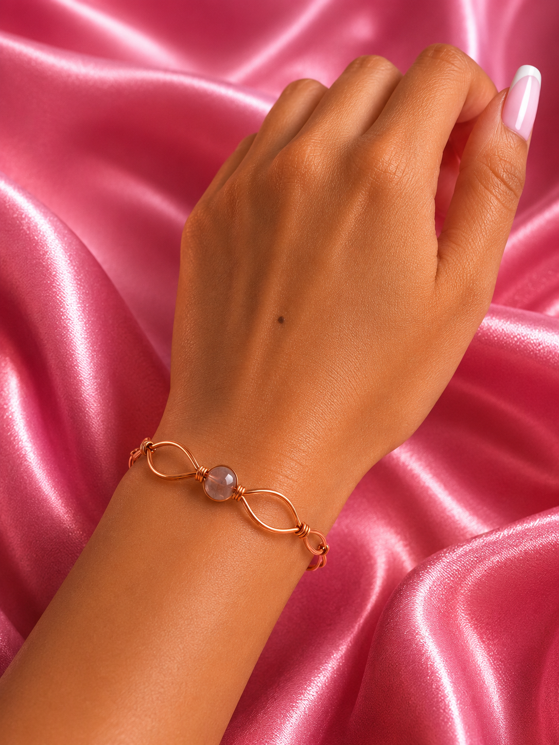 Custom Intention Attuned Copper Bracelet