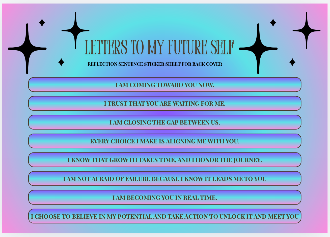 Manifest That Sh*t Journal – Signature Interactive Back Cover Edition