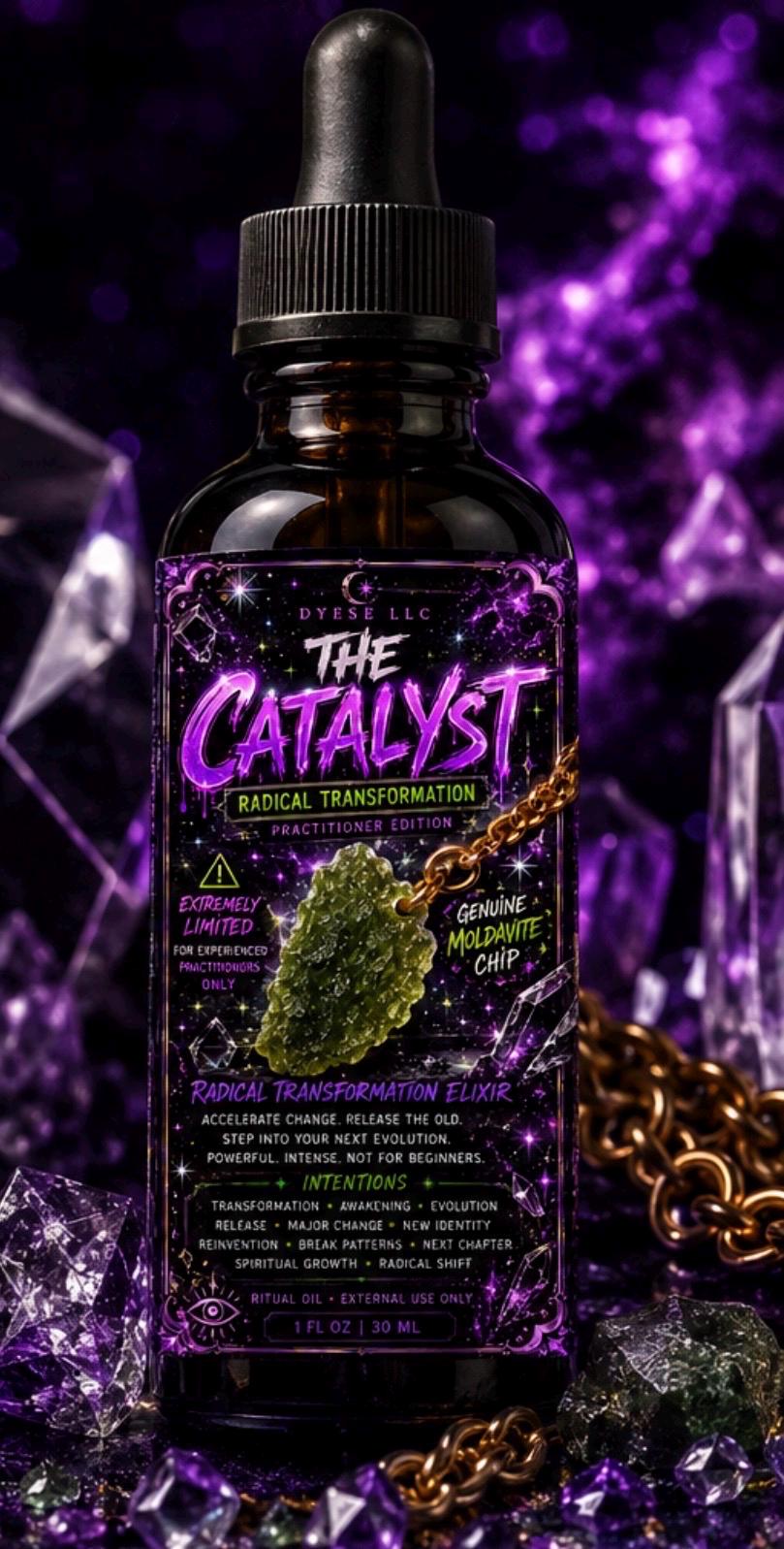 Genuine Moldavite Infused Radical Transformation Elixir • Extremely Limited Practitioner Edition Spiritual Oil