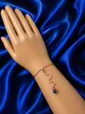 Laveau’s Serpent| Marie Laveau Talisman Bracelet | Manifestation | Copper & Blue Stone Serpent Jewelry | Handmade Spiritual Jewelry