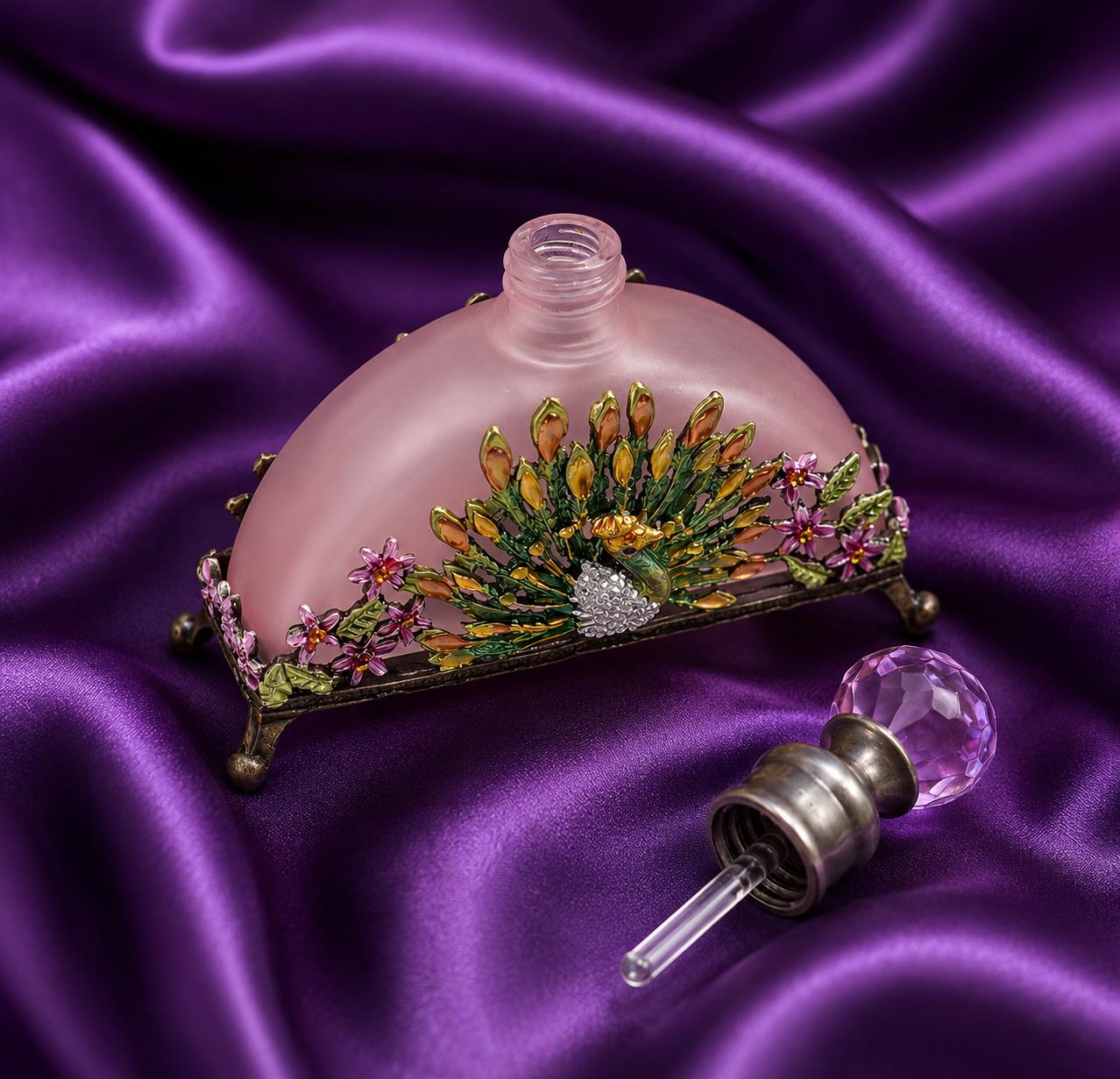 The Peacock Throne Heirloom Elixir | One of One Glamour Ritual Oil | Beauty, Magnetism, Favor & Visibility | 20mL Keepsake Bottle