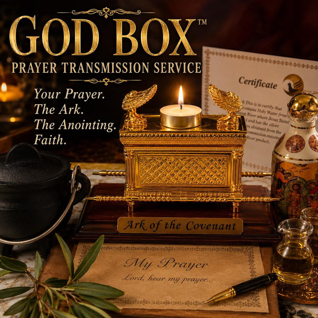 GOD BOX Prayer Transmission Service • A sacred petition ritual for the prayers you are ready to place in Gods hands. Your Prayer + The Ark.