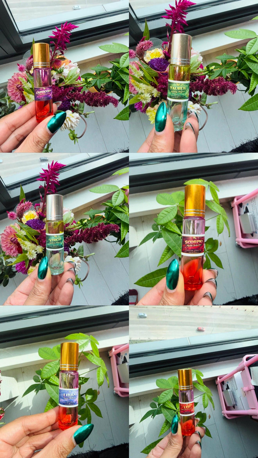 High-Vibe Zodiac Oil Roll-On | Choose Your Energy | 12 Zodiac Intention Oils | Astrology Ritual Oil | 10ml Spiritual Body Oil
