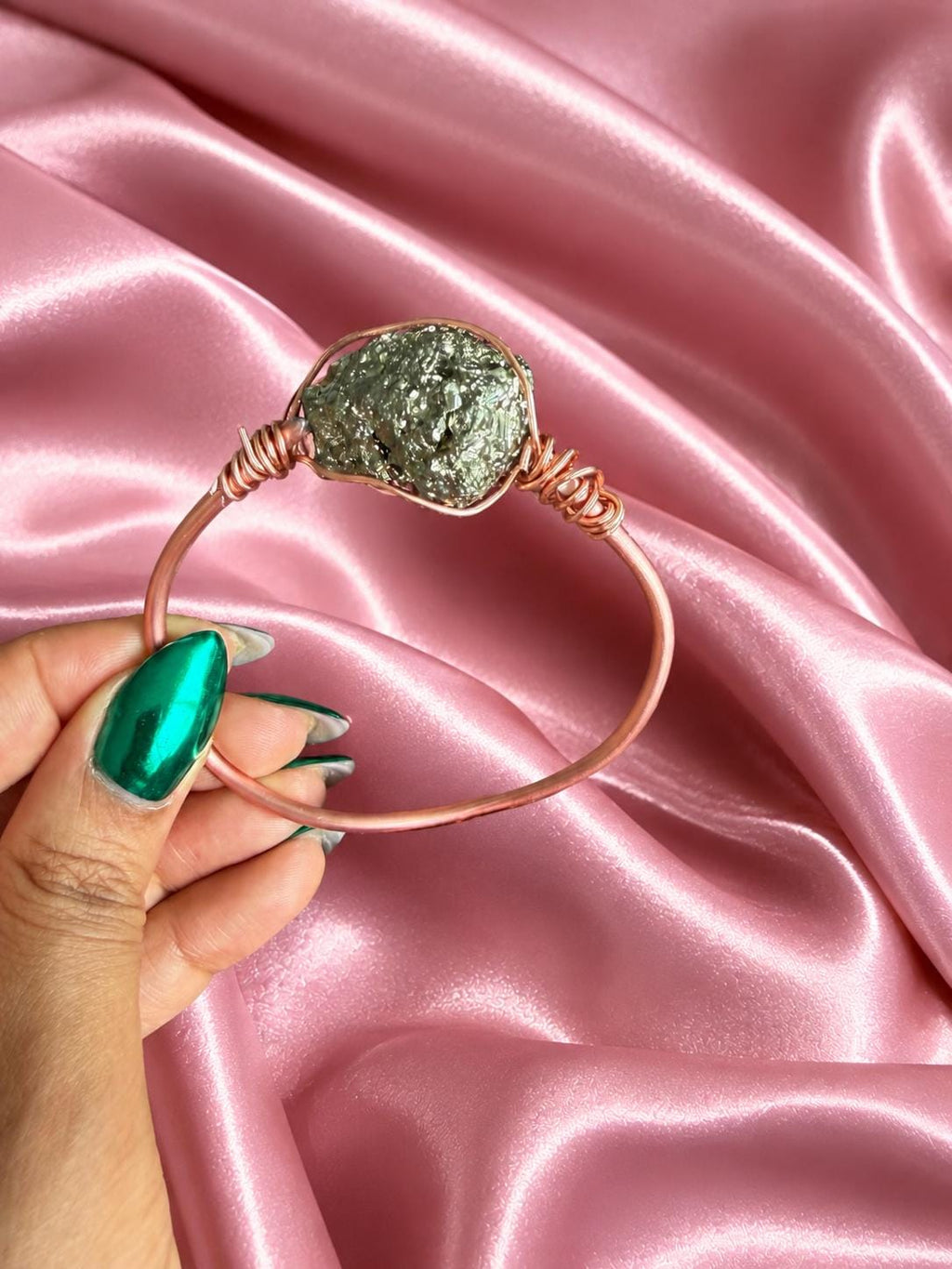 The Gilded Vault | Pyrite and Copper Wealth Bracelet | Prosperity & Money Talisman