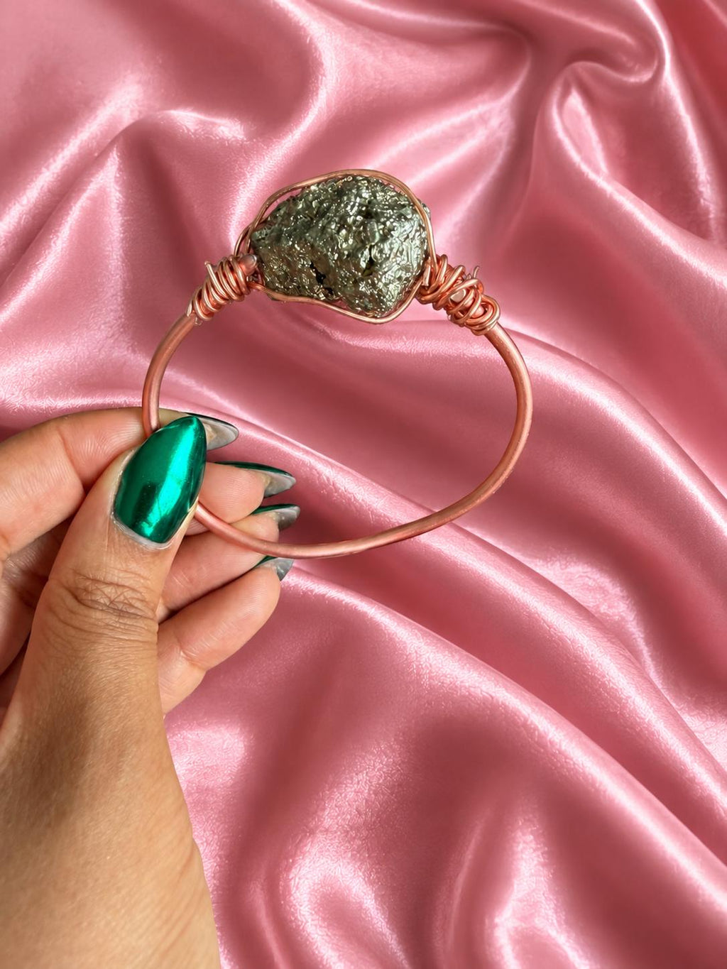 The Gilded Vault | Pyrite and Copper Wealth Bracelet | Prosperity & Money Talisman