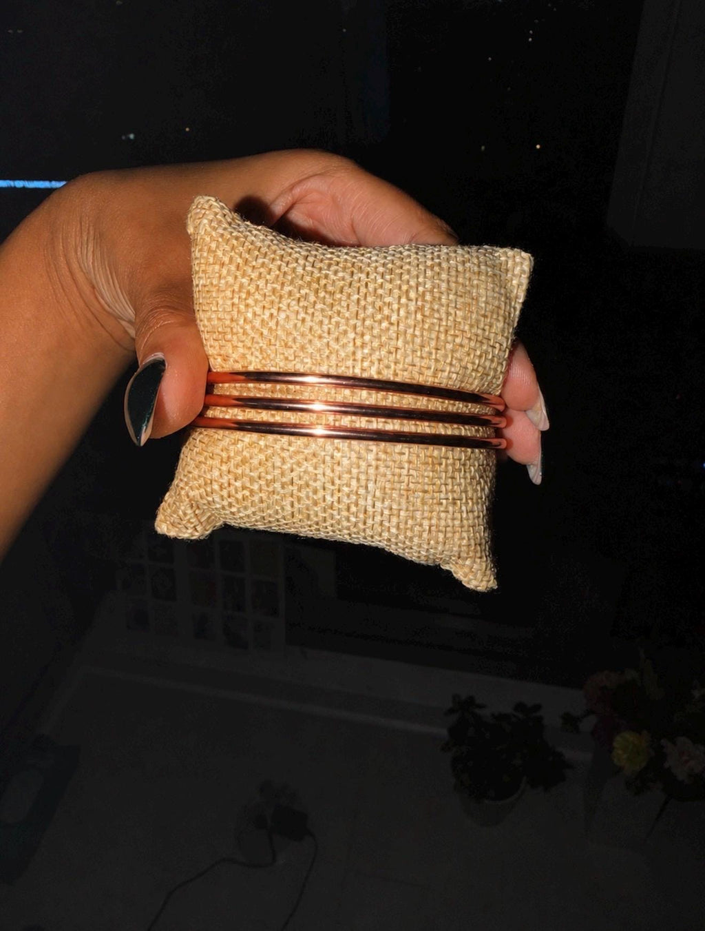 Set of 3 Pure Copper Bangles | Handmade Copper Bracelet Set | Energy Jewelry | Spiritual Talisman Jewelry