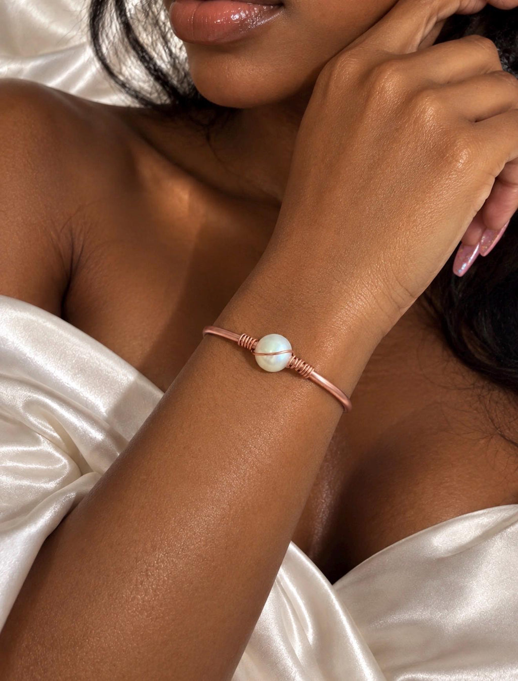 Seraphic Flame Copper Bracelet | Celestial Seraphim Spelled Jewelry | Divine Fire Intention Bracelet | Power • Purification • Protection