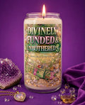 Divinely Funded & Unbothered Candle | Money Manifestation Candle | Abundance, Prosperity and Wealth Intention Candle