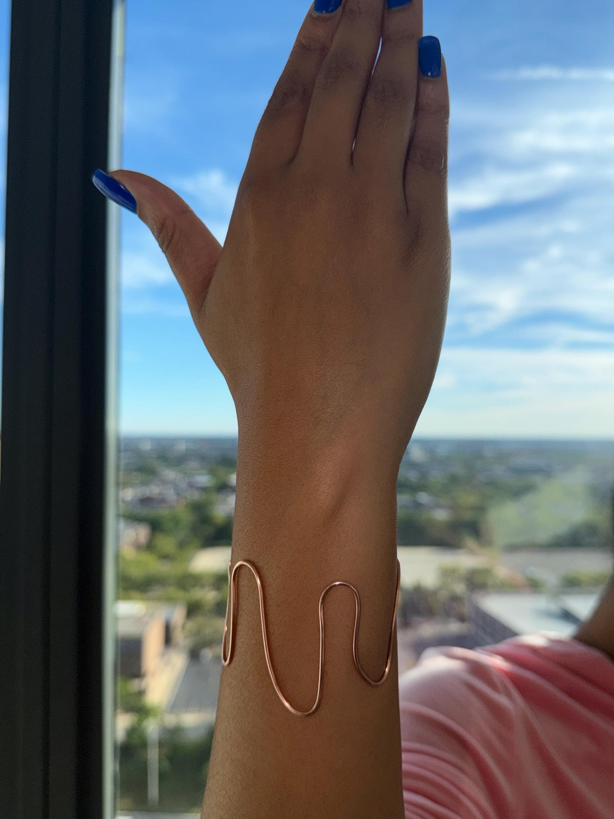 The Flow State™ Spelled Copper Bracelet | Open Roads, Energy Flow, Alignment, Opportunity & Forward Movement Jewelry