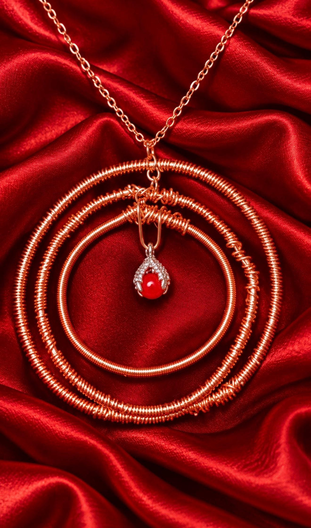The Dragon’s Dominion | Spelled Copper Dragon Talisman Necklace | Manifestation, Protection & Personal Power | Handmade Spiritual Jewelry