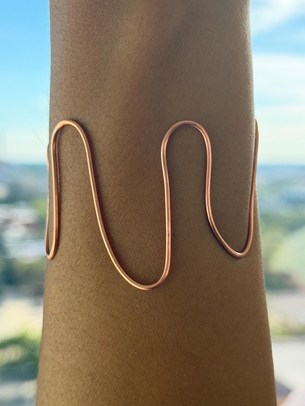 The Flow State™ Spelled Copper Bracelet | Open Roads, Energy Flow, Alignment, Opportunity & Forward Movement Jewelry