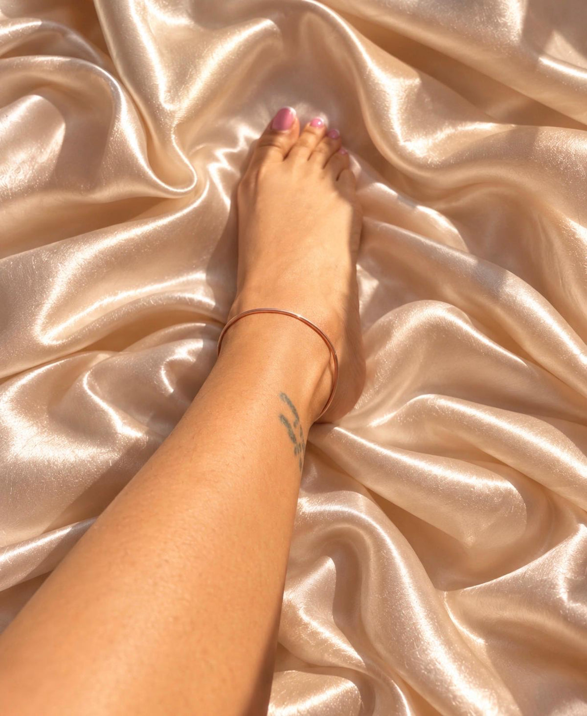 The Energy Circuit™ Anklet | Consecrated Energy Bangle | Copper or Gold Aluminum | Manifestation, Protection & Open Roads Jewelry
