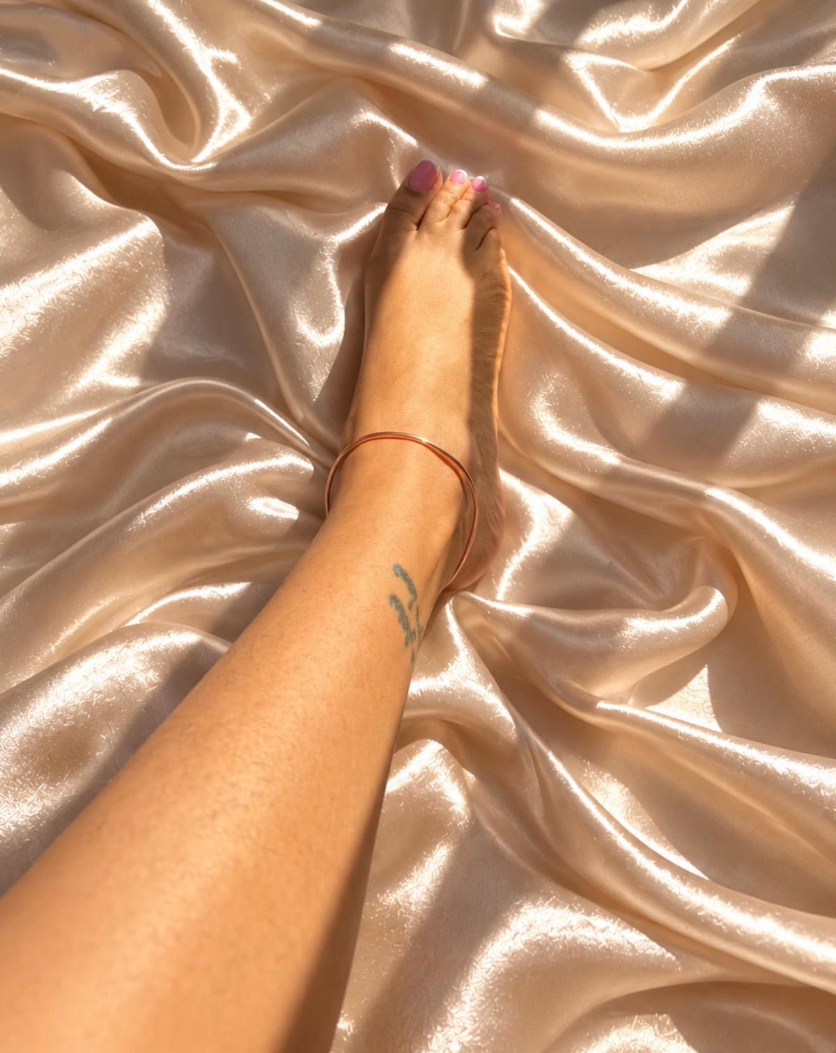 The Energy Circuit™ Anklet | Consecrated Energy Bangle | Copper or Gold Aluminum | Manifestation, Protection & Open Roads Jewelry