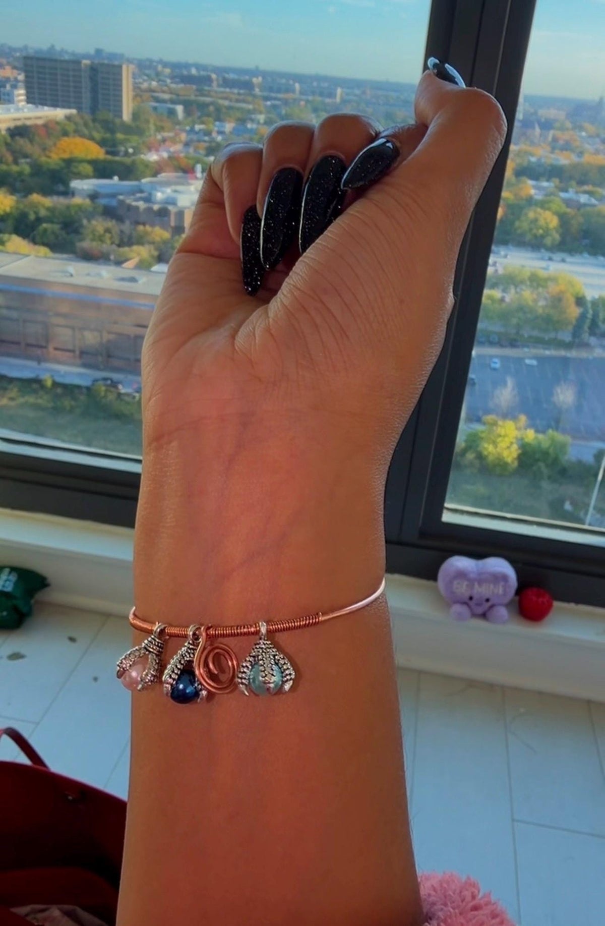 Dragon's Trinity™ Empowered Copper Bracelet | Dragon Claw Talisman | Protection, Power & Prosperity | Handmade Spiritual Jewelry