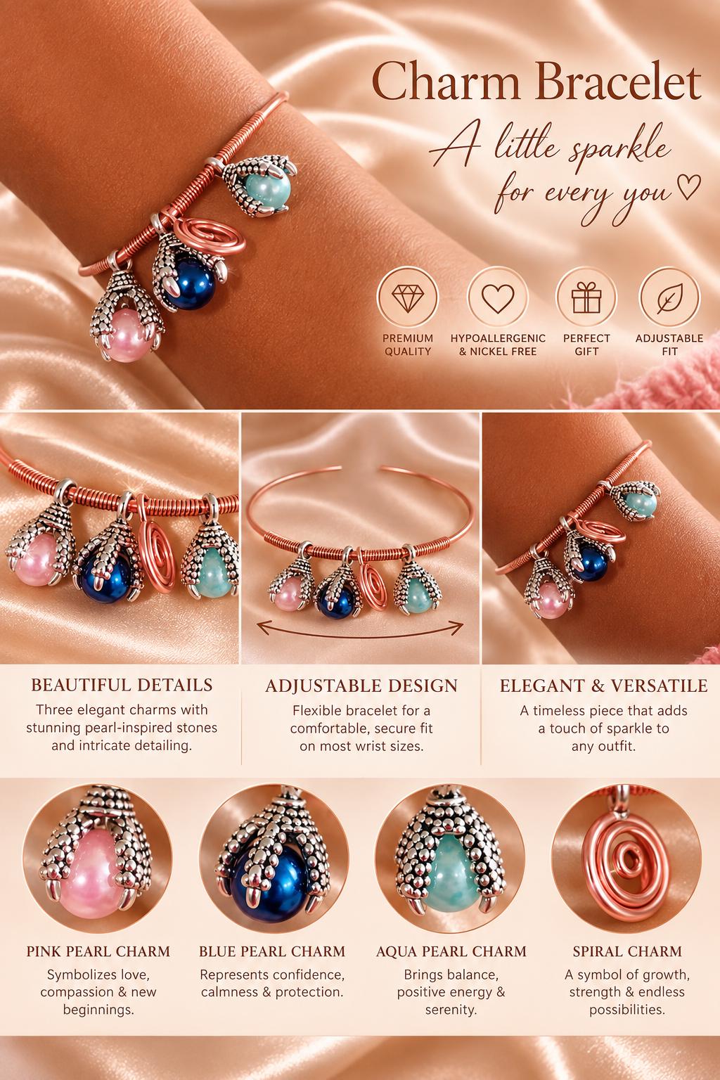 Dragon's Trinity™ Empowered Copper Bracelet | Dragon Claw Talisman | Protection, Power & Prosperity | Handmade Spiritual Jewelry