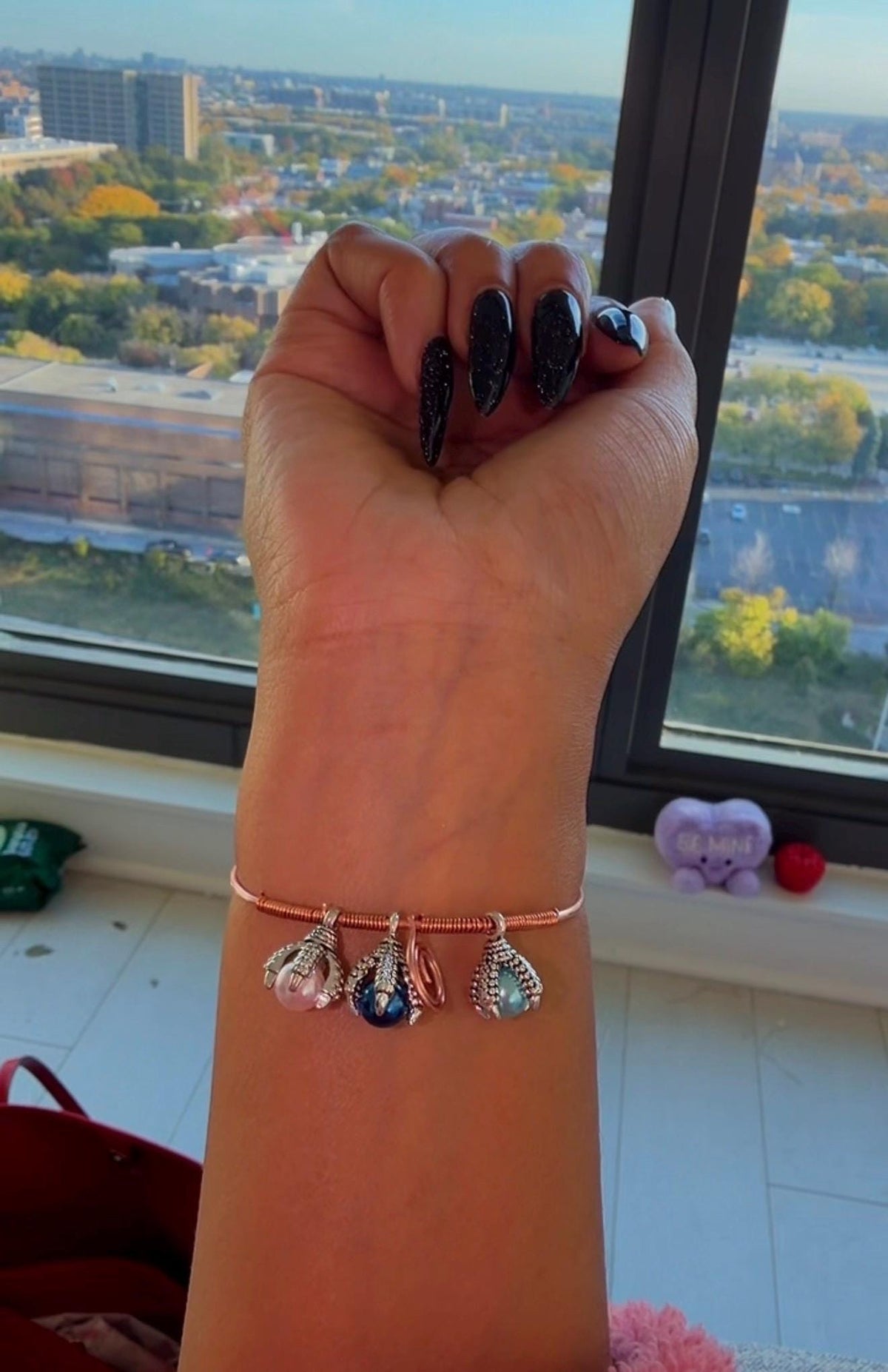 Dragon's Trinity™ Empowered Copper Bracelet | Dragon Claw Talisman | Protection, Power & Prosperity | Handmade Spiritual Jewelry