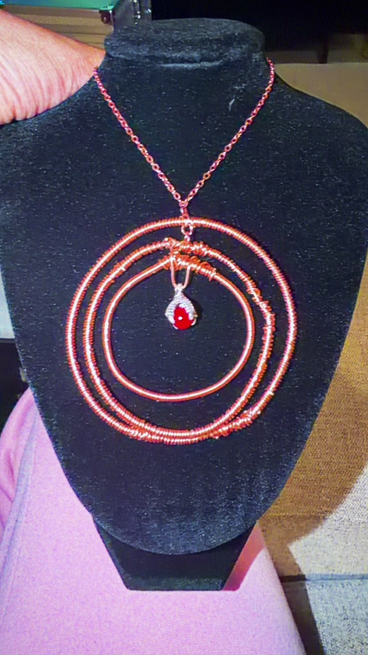 The Dragon’s Dominion | Spelled Copper Dragon Talisman Necklace | Manifestation, Protection & Personal Power | Handmade Spiritual Jewelry